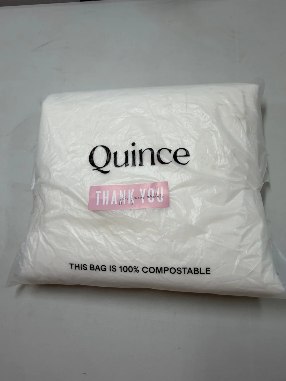 QUINCE European Linen Shower Curtain Ivory 9169